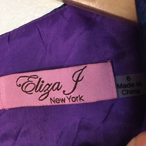 ELIZA J Ikat Jeweled Cocktail Dress H104 - Picture 6 of 8